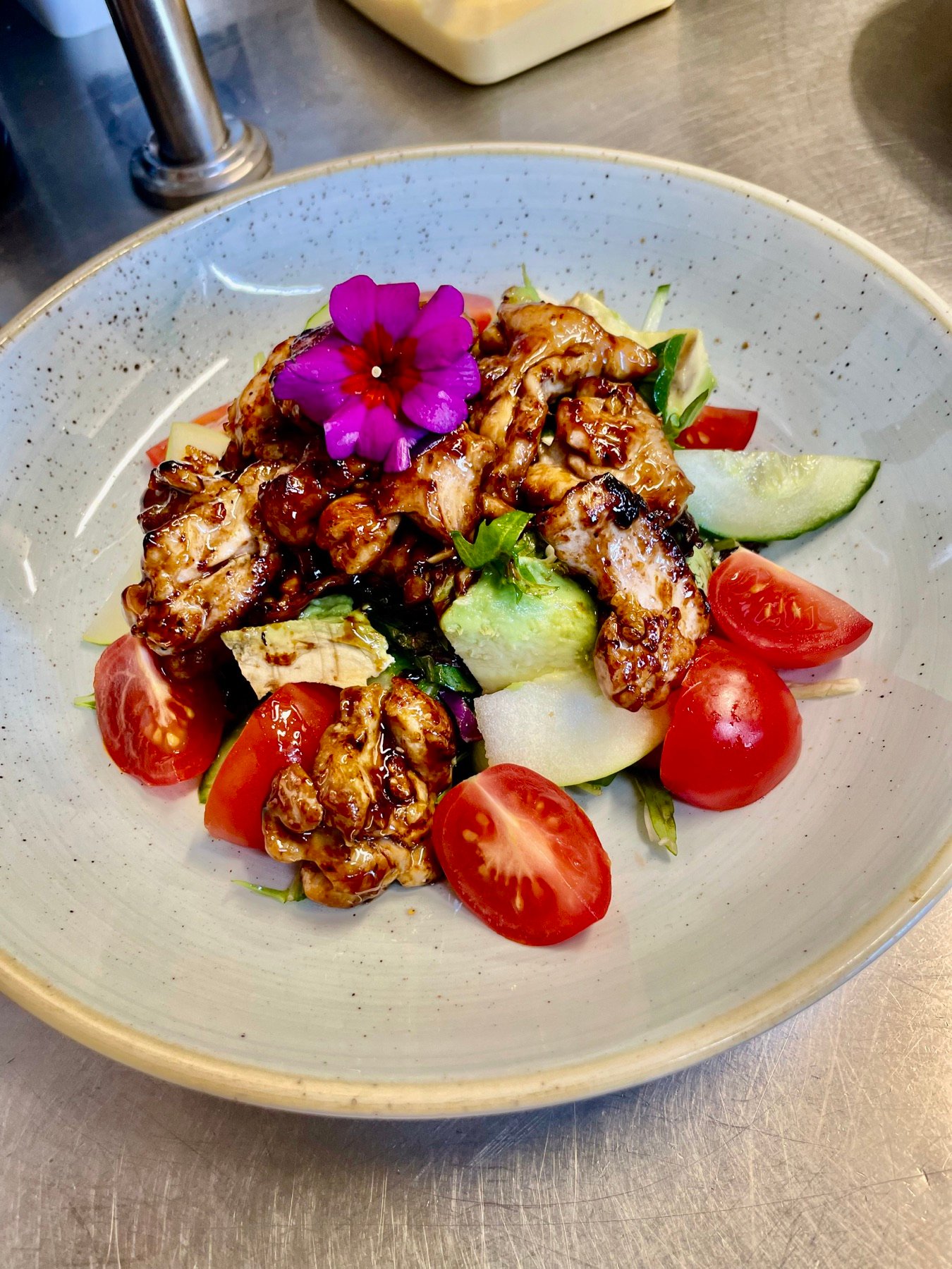 Honey soy chicken salad