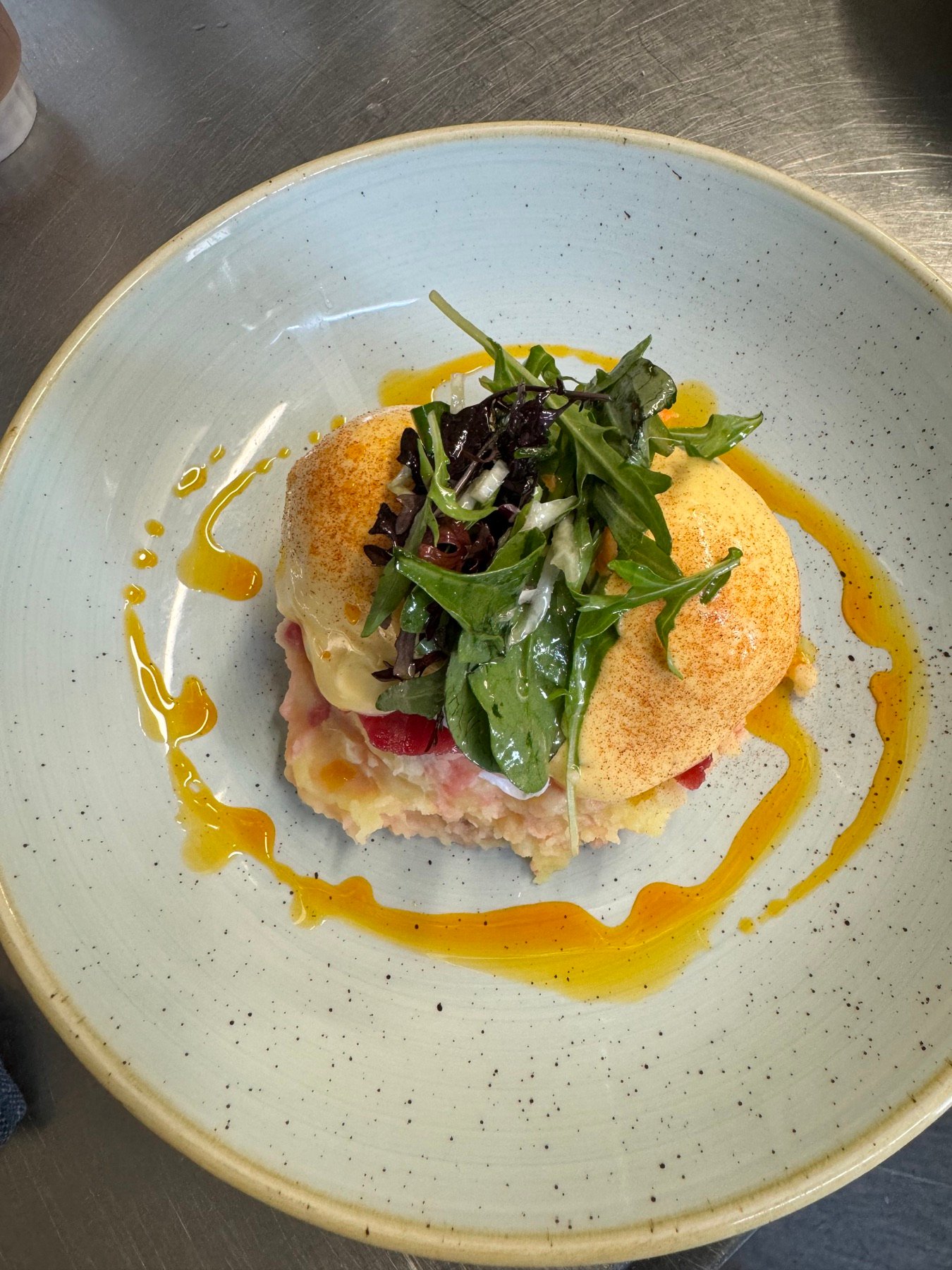 Eggs Benedict at Little Q